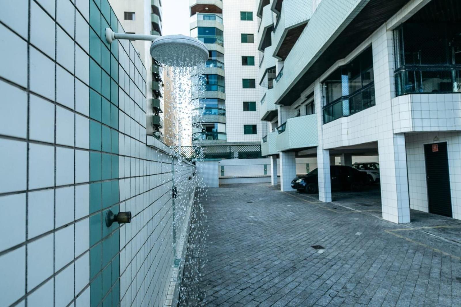 Frente Vista Mar Com Varanda Wi Fi 300Mbps E 10M Da Praia Da Tupi - Estacionamento Gratuito Praia Grande  Exterior foto